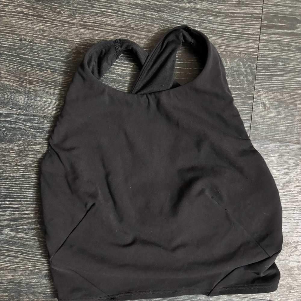 Lululemon Black Crossback Tank Top